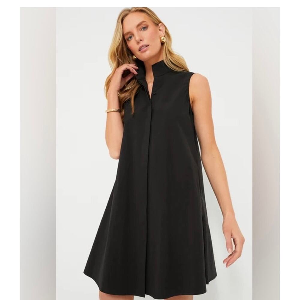 Tuckernuck Black Sleeveless A-Line Shift Dress